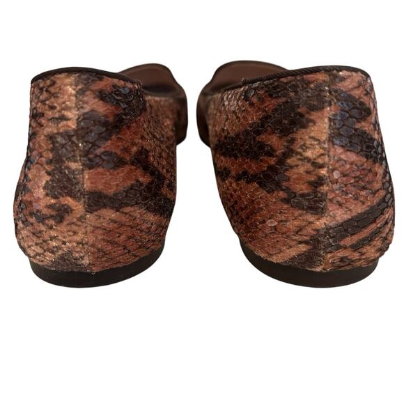 Tahari Women’s Clementine Snake Print Flats Loafers Shoes Size 8 1/2M - Picture 6 of 13